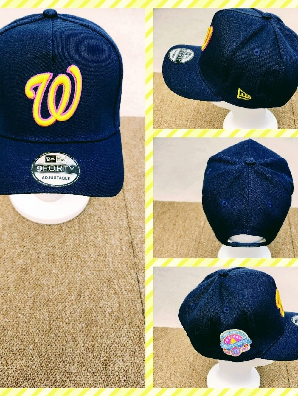 WASHINGTON NATIONALS MLB BASEBALL SNAPBACK HAT.